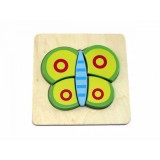 Wooden Block Butterfly Puzzle Wooden Block Butterfly Puzzle